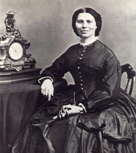 Clara Barton circa 1865 (Photograph by Matthew Brady)