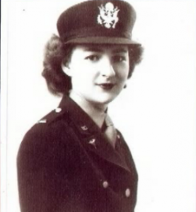 WWII Nurse Nellie Beatty in uniform